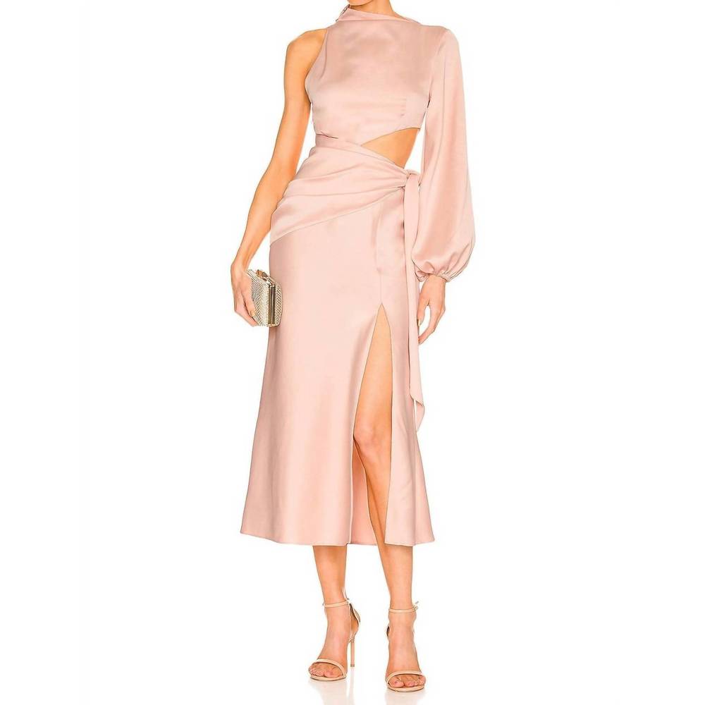 NEW MISHA maryan midi dress in rose